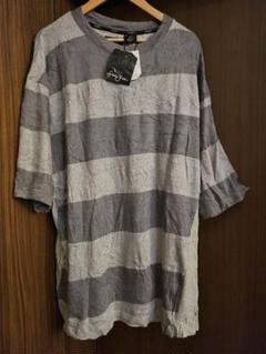 SEAN JOHN ショーンジョン ボーダー 半袖ニット Tシャツ　2XLのサムネイル