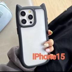 スマホケース iPhone15 猫耳 スマホ iPhoneアクセサリー