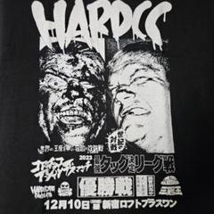 ハードコアチョコレート デスマッチ Tシャツ「昭和」　Lサイズ　未使用品 受注販売】コアチョコTシャツデスマッチ 「感染」[廃盤