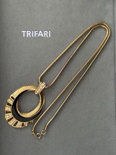 TRIFARI トリファリ ゴールド ブラック ネックレス
