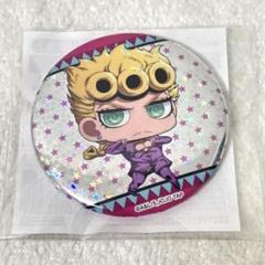 ジョルノ・ジョバァーナ　ホロ缶バッジ　ジョジョワールド　ミニゲーム