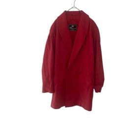 レア　レザーコート　羊皮革ラムスキン　レッド赤　派手個性的　M　ジャケット