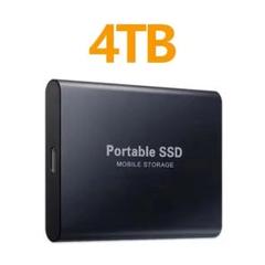 4TB 外付けSSD 転送速度550MBS 小型 軽量 防滴超高速