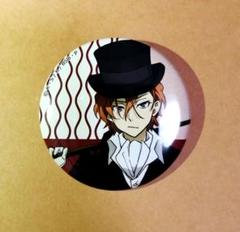 明治村 文豪ストレイドッグス 描き下ろし 缶バッジ 中原中也 文スト