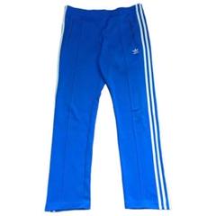 adidas アディダス トラックパンツ ジャージ トレフォイルロゴ ブルー L