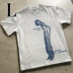 opium Tシャツ　白　グラフィック　ストリート　メンズ　半袖　y2k