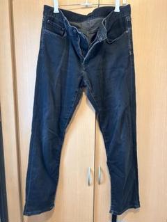 UNIQLO ヒートテックスリムフィットブラックジーンズ