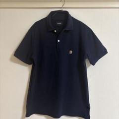 ★美品★BEAMS GOLF メンズポロシャツ ネイビー Mサイズ