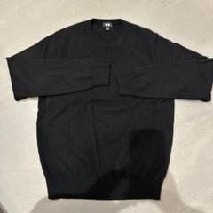 珍しい UNIQLO ブラック カーディガン M カシミヤ - メルカリ トップス