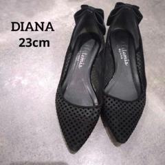 DIANA ダイアナ フラットシューズ ダルメシアン柄 23センチ DIANA / ダイアナ 42156 ダルメシアン フラットシューズ