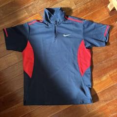 Nike Dri-FIT ポロシャツ Sサイズ ネイビー/レッド
