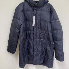✨極美品✨クロコダイル ダウンコート大きいサイズLL ネイビー