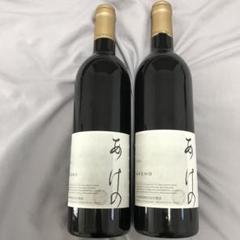 あけの 赤ワイン 750ml 2021年　2本 山梨のワイン通販】グレイス あけの 2021 750ml - いそべ酒店