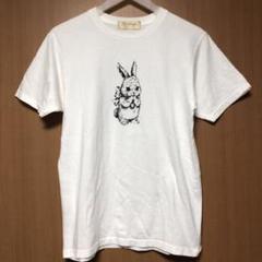 flanche lippee Ｔシャツ カットソー M 　紺 セール】 ハートロゴプリント ロング丈半袖Tシャツ （Tシャツ