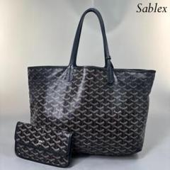 Goyard 黒　レザー サンルイ　ポーチ Goyard 黒 レザー サンルイ ポーチ