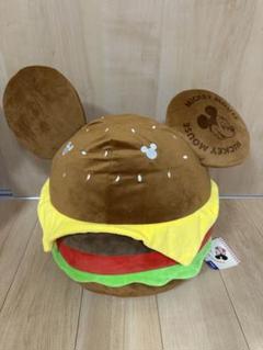 コストコ　ミッキーマウス ハンバーガー型クッション