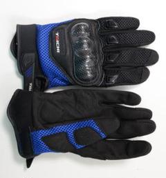 %バイク グローブ オートバイ taich RST402 青 メッシュ 手袋