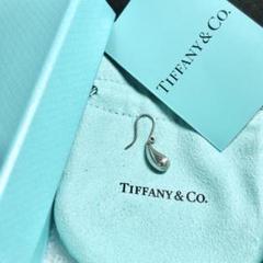 2685-2 人気✨Tiffany ダブルティアドロップ ピアス シルバー925 2685-2 人気✨Tiffany ダブルティアドロップ ピアス シルバー925