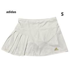 adidas テニスウェア　スカート　S 白