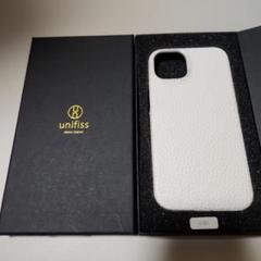 iPhone14 スマホカバー ホワイト PUレザー オシャレ アイフォン14