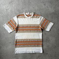 70s80s hang ten ハンテン ボーダーtシャツ USA製 M 白