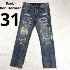 ■ ksubi Ron Hearman スビ ロンハーマン デニム ダメージ加工 □ ksubi Ron Hearman スビ ロンハーマン デニム ダメージ加工