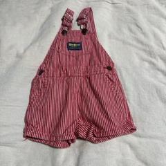 OSHKOSH オーバーオール ショートオール 総柄 OSHKOSH オシュコシュ オーバーオール ショートオール 80