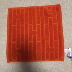 新品非売品HERMES オレンジ 大判バスタオル ロゴ入り 102502m30_01.jpg