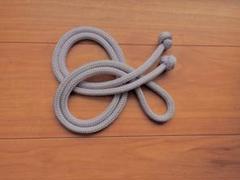 新体操　ロープ　ラベンダー