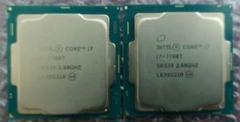 Intel Core i7 i7-7700T CPU 2個セット