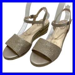 【美品】アンリーフ (23.5) サンダル ストラップ ウェッジソール 希少