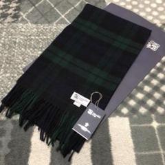 Johnstons of Elgin カシミヤマフラー ブラックウォッチ