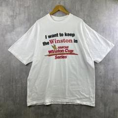 90sヴィンテージ【XL】ナスカー ウィンストンカップシリーズ✨Tシャツ