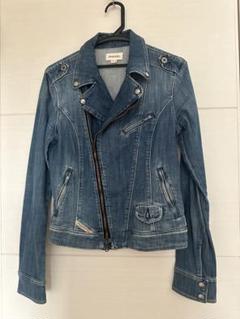 DIESEL ダメージ加工 ライダースジャケットXS DIESEL ダメージ加工 ライダースジャケット XS