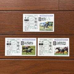 ジャングルポケット 共同通信杯 現地的中馬券