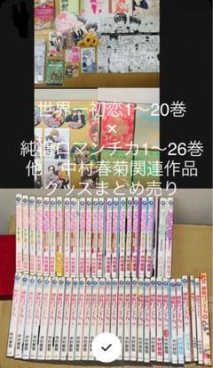 世界一初恋1〜20巻+純情ロマンチカ1〜26巻 他 グッズまとめ売り 世界一初恋1〜20巻+純情ロマンチカ1〜26巻 他 グッズまとめ売り