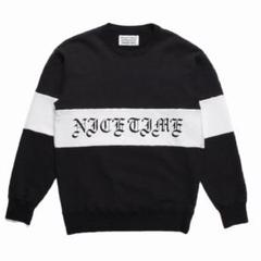 TWO-TONE CREW NECK SWEAT SHIRT