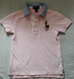 POLO ポロ ビッグポニー ポロシャツ ピンク 120