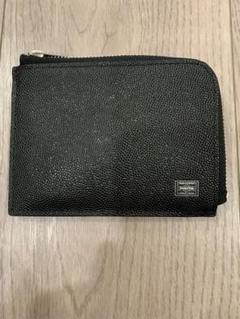 【未使用級】ポーター エイブル コンパクトウォレット コインケース レザー 黒 ABLE(エイブル) CARD & COIN CASE | 吉田カバンホームページ