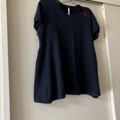 HAYAMA SANDAY ネイビー サマーウール混 Tシャツ Mサイズ