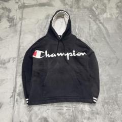 00's vintage Champion パーカー ブラック y2k モード