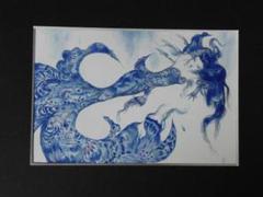 天野喜孝、【La Luna Blu】、希少な額装用画集より、新品額装付、状態良好 m41252496150_1.jpg?1702869451