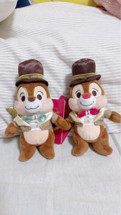 東京ディズニーリゾート店限定 チップ　デール ぬいぐるみキーホルダー 25周年 東京ディズニーリゾート店 25周年 ぬいぐるみキーホルダー