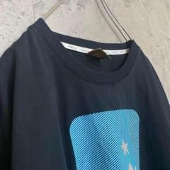 古着 アメリカ輸入 Tシャツ 半袖 プリント Lサイズ 黒色 太陽