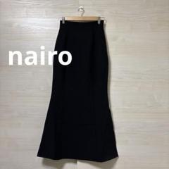 【完売品】nairoバックギャザーシフォンブラウス ブラックS nairo】バックギャザーシフォンブラウス（S）の通販 by きぃ｜ラクマ
