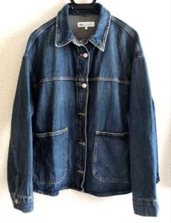 ZARA デニムジャケット XL ダークブルーのサムネイル