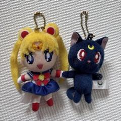 年代物　セーラームーン　ルナ　キーホルダー セーラームーン ルナ アルテミス キーホルダーの通販 by