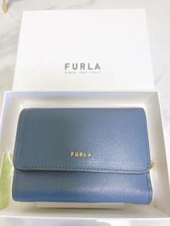 未使用　FURLA フルラ　レザー三つ折り財布　ブルー　箱袋付き 2025年最新】フルラ furla 三つ折り財布の人気アイテム - メルカリ