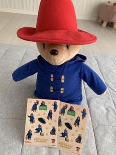 【全長約50cm】パディントン ぬいぐるみ 青いコート 赤い帽子
