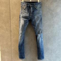AKM　エイケイエム　デニムパンツ　ダメージ・色褪せ・リペア加工　M 2025年最新】akm デニムの人気アイテム - メルカリ